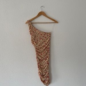 One Shoulder Maternity Dress